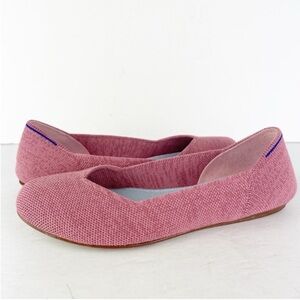 Rothy’s Blossom Pink Merino Collection Wool Round Toe Limited Rare Retired Flat